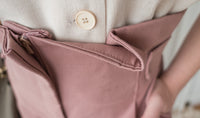 High Waist 設計感腰身高腰顯瘦闊鬆, Pants/ PT8354 (palevioletred soldout)