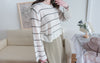 Gold Stripe 混金線條紋闊袖蝴蝶線衫, Knit Top / TP8798