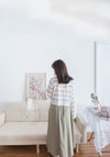 Gold Stripe 混金線條紋闊袖蝴蝶線衫, Knit Top / TP8798
