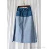 Border 雙色設計後開叉牛仔裙, Skirt/ SK8637
