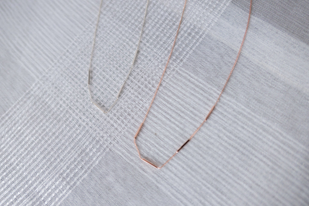 s925 Silver Bar, Necklace/ NL8101