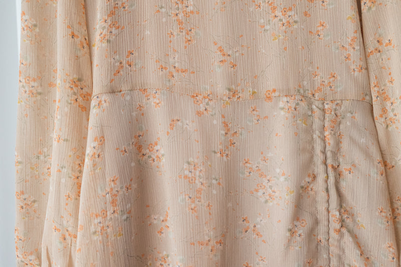 Bouquet 優雅杏果花束修身束裙擺連身裙, Dress/ DS9108