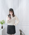 Elastic 腰帶全條超彈性裙褲, Skirt Pants/ SK8649