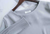 【現貨限量回歸 GreyishBlue/White】Pleated Sleeve 簡約雪紡漸細百褶手袖, Blouse/ BU8856