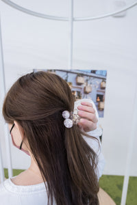 Blush marble Cherry Butterfly, Clip/ HA8112