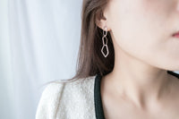 Silver made, loops earrings/ ER8276