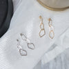 Silver made, loops earrings/ ER8276