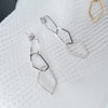 Silver made, loops earrings/ ER8276
