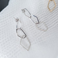 Silver made, loops earrings/ ER8276