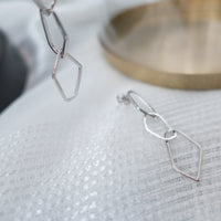Silver made, loops earrings/ ER8276