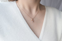 Crystal Clip, Necklace/ NL8137 (rosegold sold out)