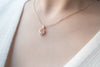 Crystal Clip, Necklace/ NL8137 (rosegold sold out)