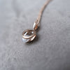 Crystal Clip, Necklace/ NL8137 (rosegold sold out)