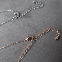 Crystal Clip, Necklace/ NL8137 (rosegold sold out)
