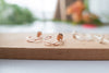 Silver-made ring, earrings/ ER8340 (Misty gold sold out)