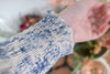 【早秋預訂優惠 -$15】（intent x Korea 獨家款) Porcelain 線條青花瓷顯瘦後橡筋, Dress/ DS9135 （Pre-order/優惠 9月14日完結)