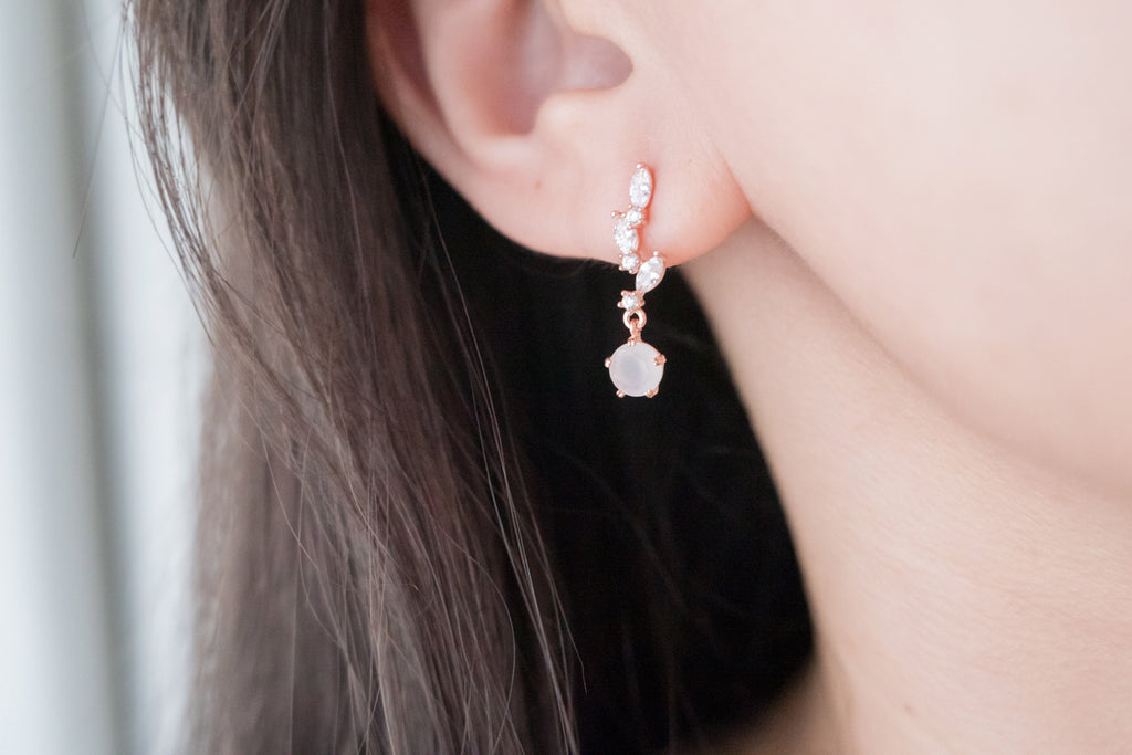 Crystal Gemstone, Drop Earrings/ ER8338