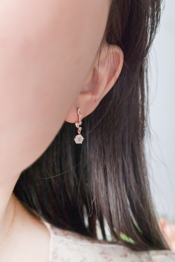Crystal Gemstone, Drop Earrings/ ER8338