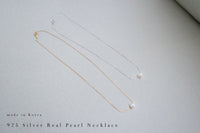 Silver made Real Pearl, Necklace/ NL8146