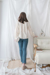 Rosegold Button 全條彈性玫瑰金鈕扣修身直腳, Jeans/ PT8365