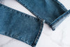 Rosegold Button 全條彈性玫瑰金鈕扣修身直腳, Jeans/ PT8365
