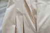 Light Beige 淺杏車褶修腰淑女連身裙, Dress/ DS9166