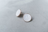 Round Shell Stone, Earrings/ ER8285