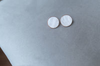 Round Shell Stone, Earrings/ ER8285