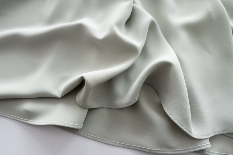Silk Smooth 四色絲滑質料顯瘦傘形長裙, Skirt/ SK8673 （black/mint sold out)