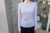Wave 超彈性合身波浪邊裝飾打底單穿, Top/ TP8833 (White/lavender Sold out)