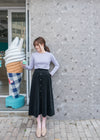 Wave 超彈性合身波浪邊裝飾打底單穿, Top/ TP8833 (White/lavender Sold out)
