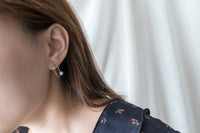 Pearl with Crystal, Earrings/ ER8280 (Gold Soldout)