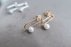 Pearl with Crystal, Earrings/ ER8280 (Gold Soldout)