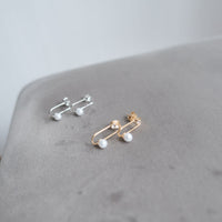 Pearl with Crystal, Earrings/ ER8280 (Gold Soldout)