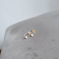 Pearl with Crystal, Earrings/ ER8280 (Gold Soldout)