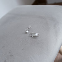 Pearl with Crystal, Earrings/ ER8280 (Gold Soldout)