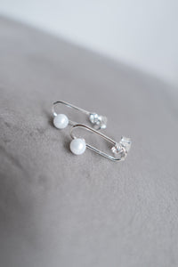 Pearl with Crystal, Earrings/ ER8280 (Gold Soldout)