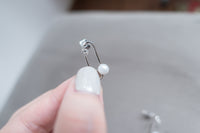 Pearl with Crystal, Earrings/ ER8280 (Gold Soldout)