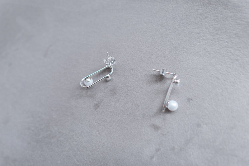 Pearl with Crystal, Earrings/ ER8280 (Gold Soldout)