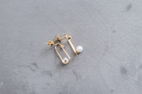 Pearl with Crystal, Earrings/ ER8280 (Gold Soldout)