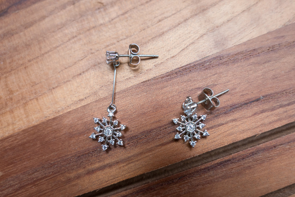 Falling Snow, Earrings/ ER8282