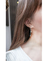 Pearl Crystal Drop Earrings/ ER8333