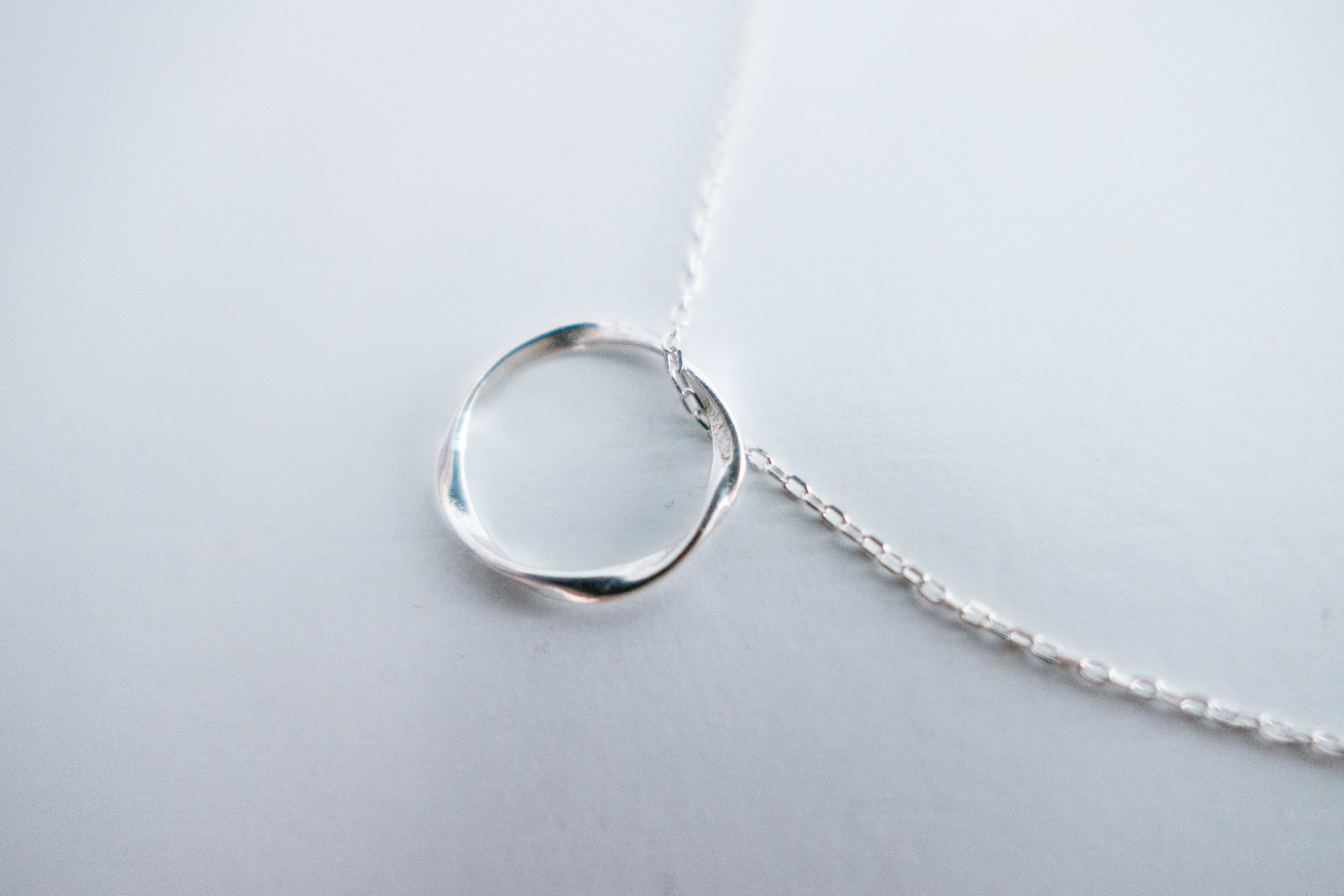 925 Silver made Oval, Necklace/ NL8148
