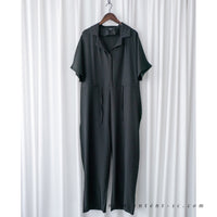 [限量現貨回歸]  Collar 輕優雅隨性質感連身褲, Jumpsuit/ DS9190