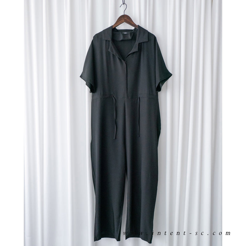 [限量現貨回歸]  Collar 輕優雅隨性質感連身褲, Jumpsuit/ DS9190