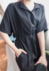 [限量現貨回歸]  Collar 輕優雅隨性質感連身褲, Jumpsuit/ DS9190