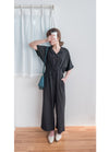 [限量現貨回歸]  Collar 輕優雅隨性質感連身褲, Jumpsuit/ DS9190