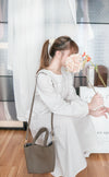 White Coco 隨性挺身棉質橡筋腰, Dress/ DS9196