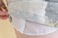 Marble 灰綠色雲石水彩全彈性修身裙, Skirt/ SK8391