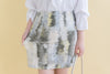 Marble 灰綠色雲石水彩全彈性修身裙, Skirt/ SK8391